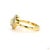 1.02 Carat Heart Shape Yellow Diamond White Diamond Ring, Size 6.5 For Sale - Image 4 of 9