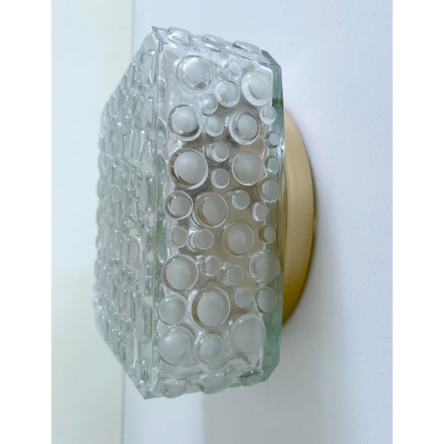 Metal Vintage Bubble Glass Flush Mount from Erco, 1970s For Sale - Image 7 of 15