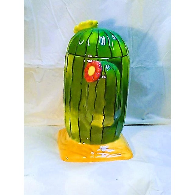 Large Suquaro Cactus Cookie Jar For Sale - Image 4 of 8
