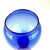 Vintage Cobalt Blue Glass Vase or Candle Holder For Sale - Image 4 of 7