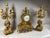 1860 Ad Mougin Louis XVI Gold Bronze Clock Set – 3 Pieces For Sale - Image 4 of 18