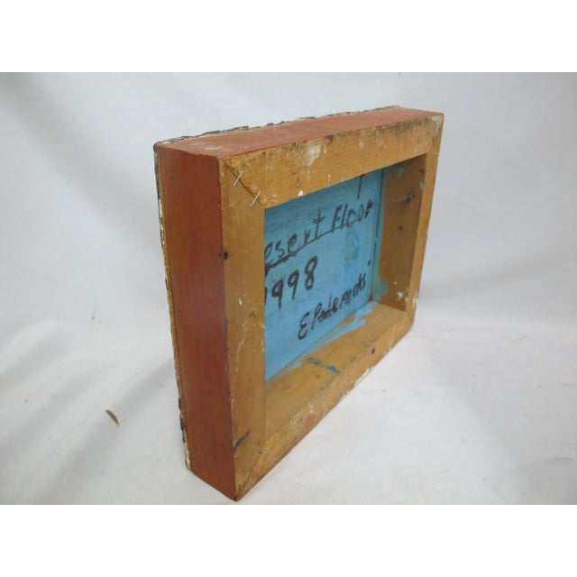 Esther Podemski Pacific Nw Abstract Art on Board Desert Floor For Sale - Image 4 of 7