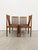 1960s Set of 4 Vintage Mid Century Modern Dining Chairs Attributed to Meredew For Sale - Image 5 of 8