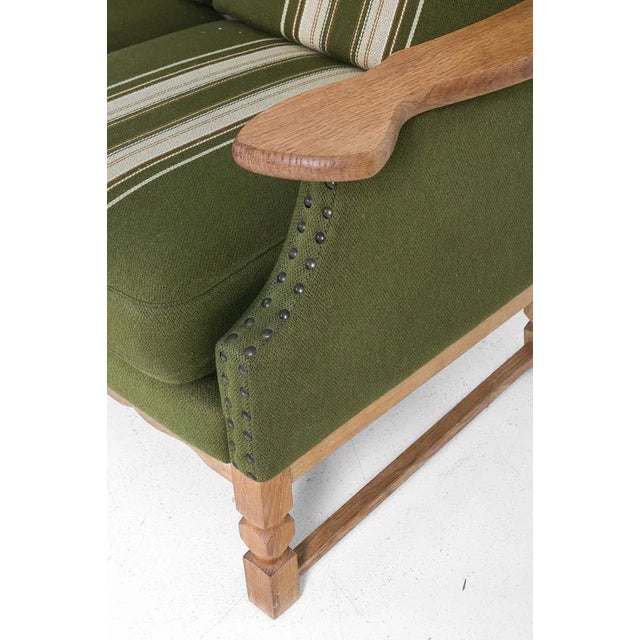 Vintage Danish Modern Paddle Arm Sofa For Sale - Image 9 of 13