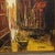 Wood 1970s Large Signed Oil Painting on Board | European Canal For Sale - Image 7 of 7