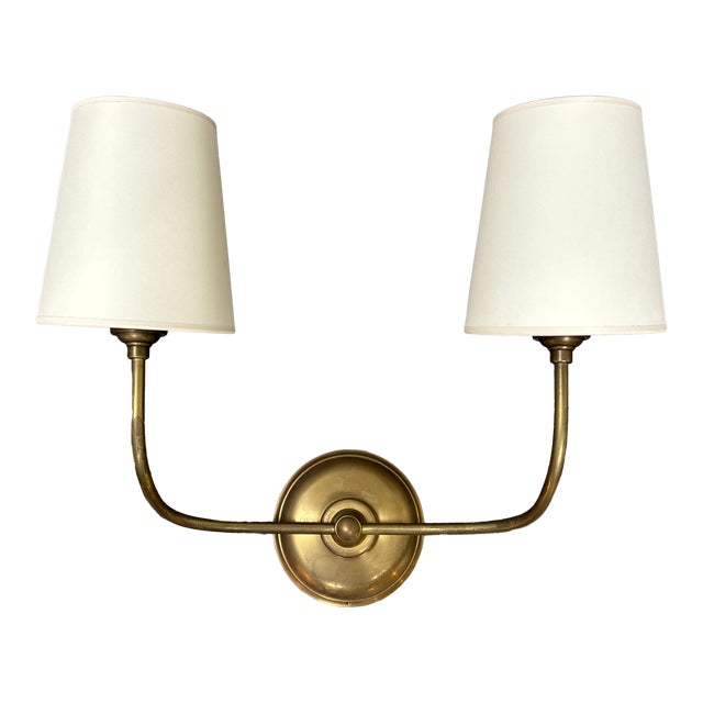 Visual Comfort Vendome Brass Wall Sconce | Chairish