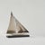 Gold Art Deco Miniature Dragon Sailing Boat, 1950s For Sale - Image 8 of 11