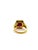 Bochic “Orient” Vintage Ruby & Diamond Cocktail Ring 18K Gold & Silver For Sale - Image 9 of 12