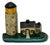 American Excellent Antique American Cast Iron New England Cape Cod Lighthouse & Salt Box Cottage Doorstop Circa 1920s For Sale - Image 3 of 18
