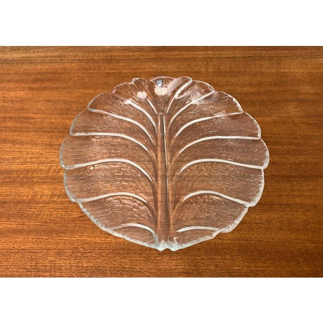 Vintage Swedish Eden Glass Plate from Orrefors, 1970s For Sale - Image 11 of 11