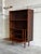 Mid-Century Modern Rosewood Bookcase With Two Shelves and Drop Front Door Denmark 1960s For Sale - Image 3 of 10
