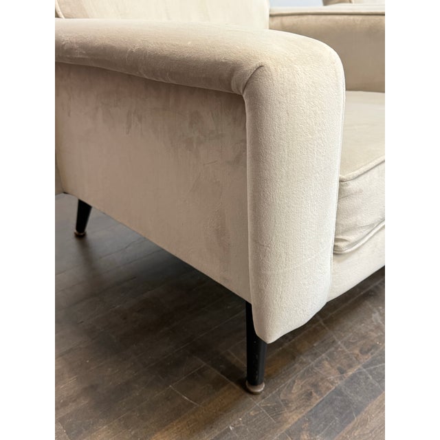 Circa 1960's French Lounge Arm Chairs, Pair For Sale - Image 11 of 12