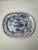 Mid 19th Century Antique English Staffordshire Blue and White Platter For Sale - Image 5 of 5
