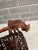 Mid-Century Balinese Teak Cockfighter With Double-Rooster Openwork Cage Sculpture For Sale - Image 10 of 12