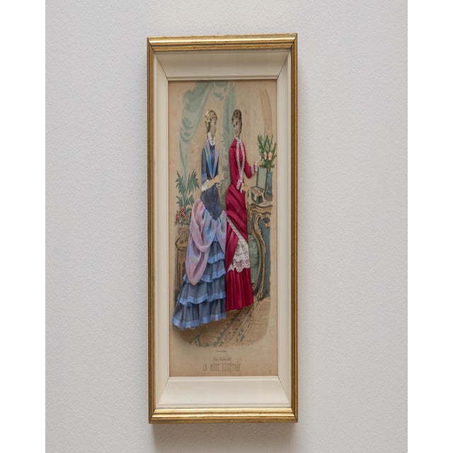 This 20th Century French La Mode Illustrée artwork presents a charming three-dimensional interpretation of a classic...