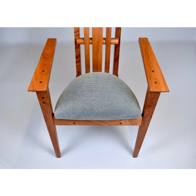 Arts and Crafts Douglas Green for Green Furniture Design Armchairs For Sale - Image 12 of 15