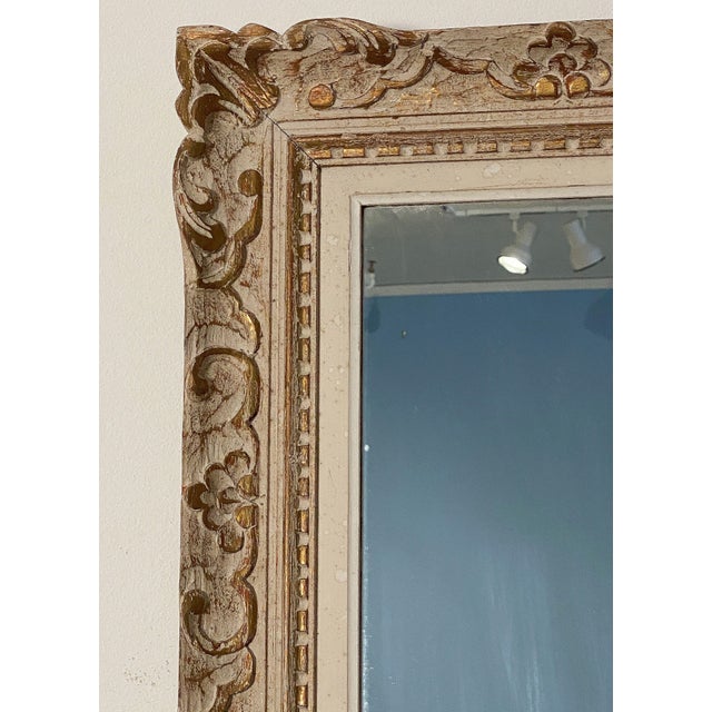 Rectangular Mirror in Montparnasse Frame (H 39 3/8 X W 31 1/8) For Sale - Image 10 of 12