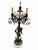 Hollywood Regency Vintage Hollywood Regency Cherub Marble & Crystal 5-Light Candelabra Lamps - Pair For Sale - Image 3 of 7