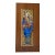 Vintage Orthodox Icon Infant of Prague Hand Painted Tiles on Wooden Wall Plaque For Sale