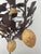Metal Antique Tole Topiary With Stone Lemons For Sale - Image 7 of 11