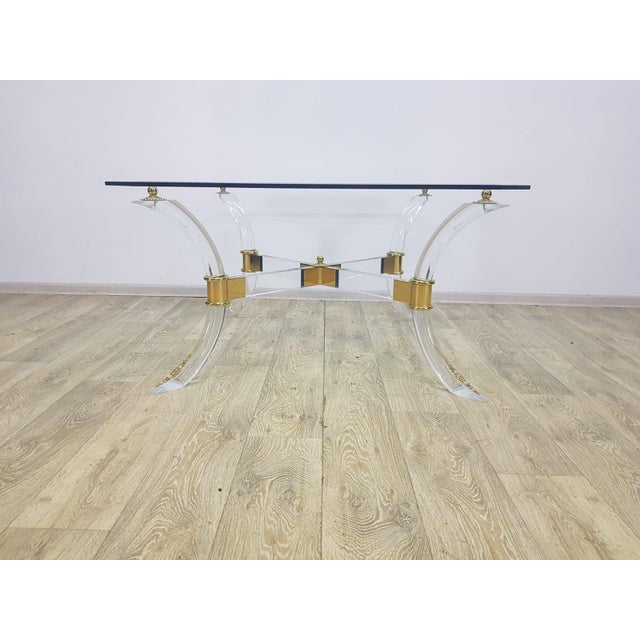 Hollywood Regency Coffee Table, France, 1970s For Sale - Image 14 of 15