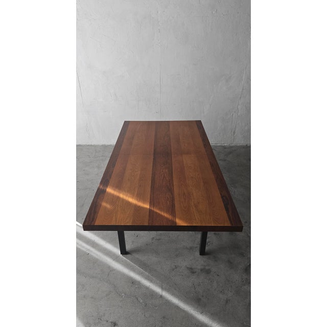 1960s Mid Century Walnut Dining Table by Milo Baughman For Sale - Image 5 of 10