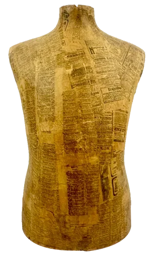 Antique Tailor's Male Dummy Mannequin, 1900s