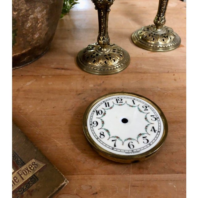 Vintage German Porcelain Hand Painted Clock Face Chairish