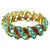 Bochic "Capri" Natural Ruby & Blue Topaz Bangle Set In 18K Gold & Silver For Sale - Image 15 of 18