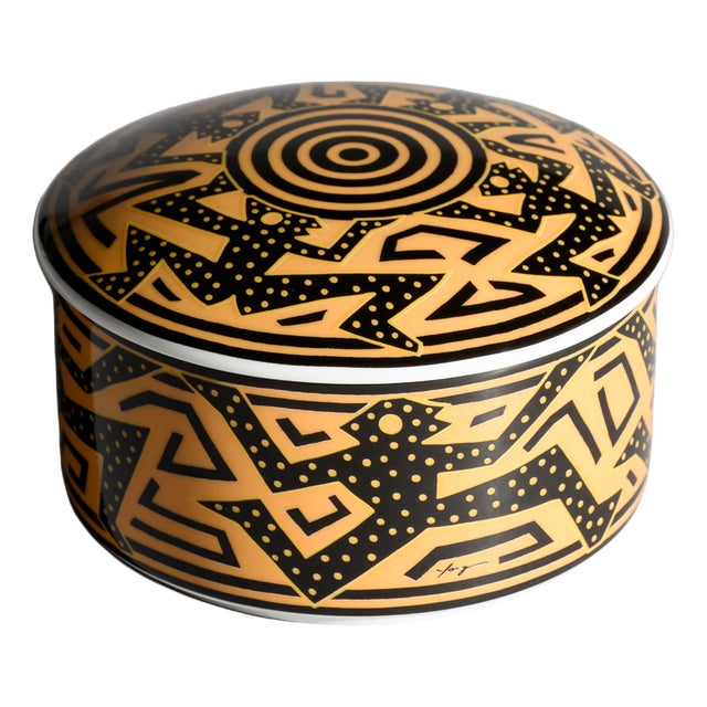 Out of Africa Collectors Box No. 4 by Yang for Rosenthal Studio-Line, Germany, 1980s For Sale