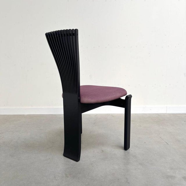 Textile Vintage Dining Chairs by Westnofa, 1980s, Set of 6 For Sale - Image 7 of 18