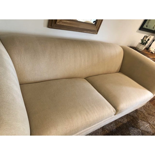 1980s 1980s Upholstered Sofa in the Manner of George Smith With Holland and Sherry Fabric For Sale - Image 5 of 9