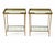 A study in understated glamour, this pair of French brass side tables embodies the timeless elegance that defines great...