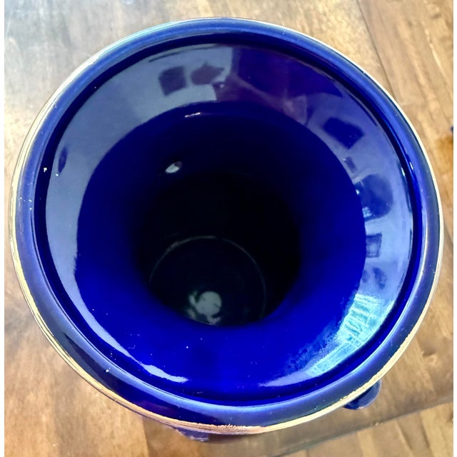 Mid 20th Century Japanese Ceramic Floral Vase For Sale - Image 12 of 12