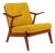Vintage Lounge Chair in Teak and Oak by H. Brockman Petersen for Komfort, 1960s For Sale