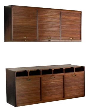 1940s Two-Part Hanging Wall Cabinet by Palle Suenson - 2 Pieces