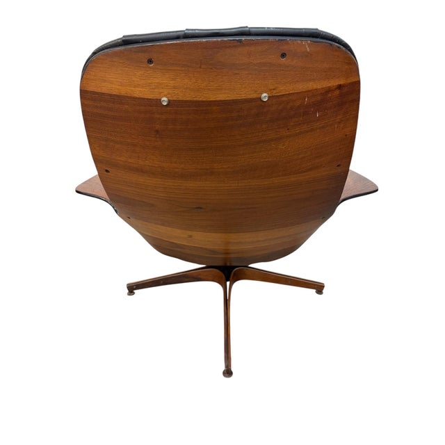 Mid-Century Modern Plycraft Mr. Chair & Ottoman For Sale In Philadelphia - Image 6 of 10