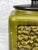Mid-Century Abstract Avocado Green Art Pottery Lidded Cookie Jar For Sale - Image 6 of 12