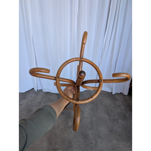 Mid-Century Modern Vintage Bentwood Coat Stand, 1970s For Sale - Image 3 of 18