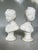 Victorian Set of 2, Vintage Louis Style Porcelain Busts For Sale - Image 3 of 7