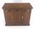 Solid Cherry Raised Panel Doors Liquor Bar Serving Flip Top Cabinet MINT!