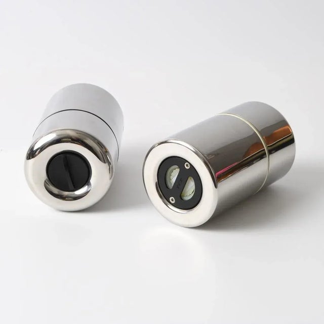Danish Salt and Pepper Mill by Erik Magnussen for Stelton, 1970s, Set of 2 For Sale - Image 9 of 12