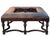 Coffee Early 21st Century Lorts[attributed] Spanish Revival Distressed Leather Tray-Top Cocktail Coffee Table For Sale - Image 8 of 11