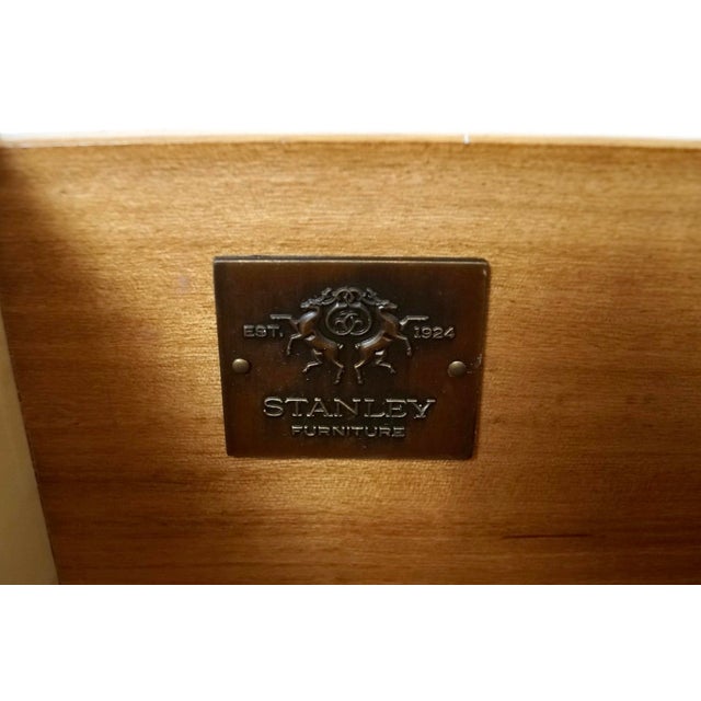 2010’s Arts & Crafts Style Large Nightstand / Small Dresser by Stanley Furniture For Sale - Image 12 of 12