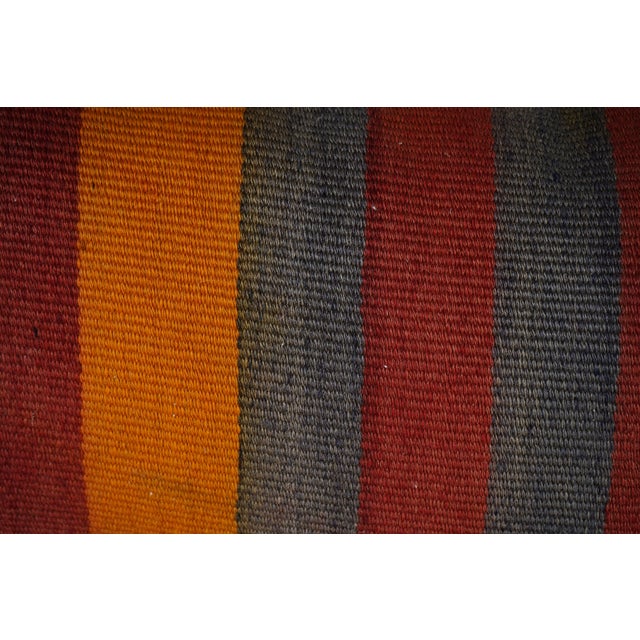 Striped Kilim Pillow Cover Elevate your home decor with these exquisite 16"" x 40" pillow covers crafted from authentic...