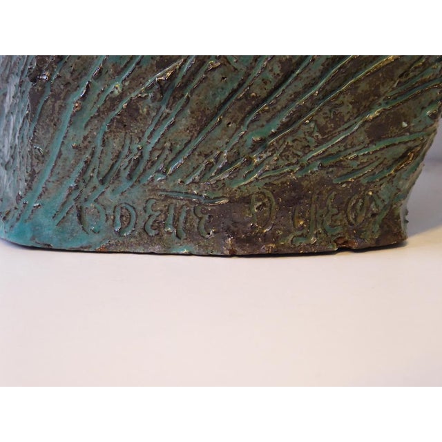 Large Ceramic Art Sculpture by Odette Dijeux for Namur, Belgium, 1950s For Sale - Image 6 of 14