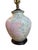 1970s Chinoiserie Table Lamp Ginger Jar Ceramic Floral Painted Famille Rose For Sale - Image 10 of 12