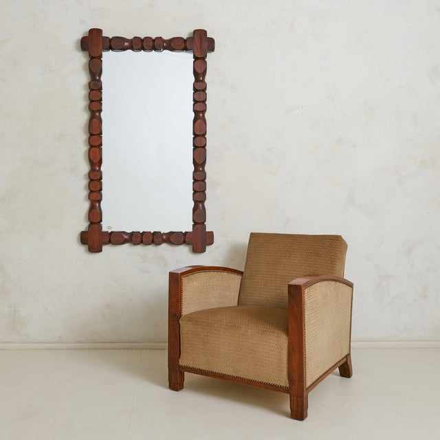 Swedish Pine Wall Mirror by Glas Mäster Markaryd No .02, 1970s For Sale - Image 17 of 18