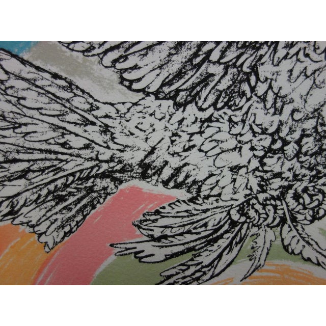 Pablo Picasso, Dove with a Rainbow, Signed Lithograph For Sale - Image 5 of 6