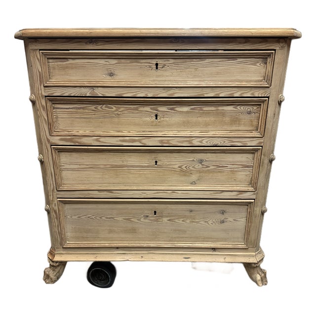 Danish Peach Pine Dresser For Sale